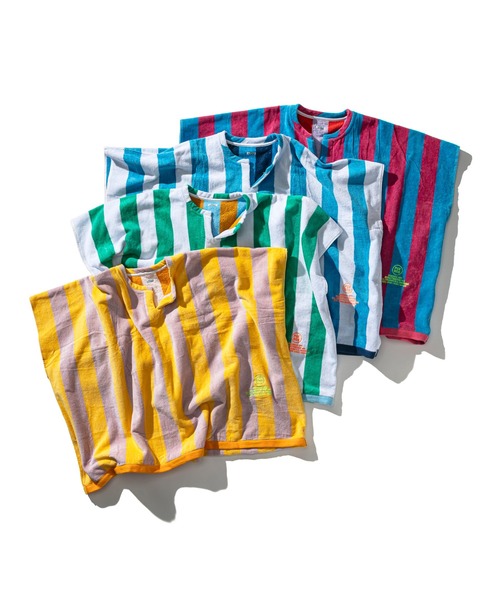 PUEBCO(プエブコ)の「POOL OVER TEE / Blue x Red(ポンチョ・メンズ・ブルー系その他・ONE SIZE)」の5枚目の写真
