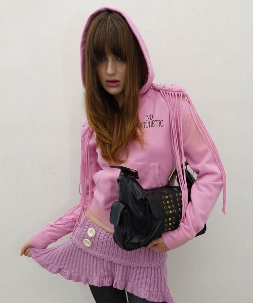 SCULPTOR(スカルプター)の「Stud Eyelet Shoulder Bag(ショルダーバッグ・レディース・レッド/ブラック/アイボリー・FREE)」の12枚目の写真