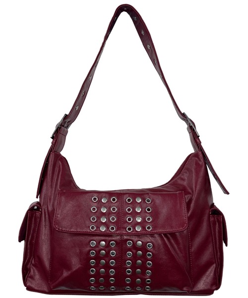 SCULPTOR(スカルプター)の「Stud Eyelet Shoulder Bag(ショルダーバッグ・レディース・レッド/ブラック/アイボリー・FREE)」の21枚目の写真