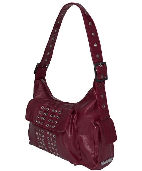 SCULPTOR(スカルプター)の「Stud Eyelet Shoulder Bag(ショルダーバッグ・レディース・レッド/ブラック/アイボリー・FREE)」の22枚目の写真