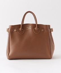 TANGRAM（タングラム）の「YOUNG & OLSEN/ヤングアンドオルセン EMBOSSED LEATHER BELTED TOTE S エンボスレザー ベルテッド トートバッグ 2026年 夏 夏服（トートバッグ）」