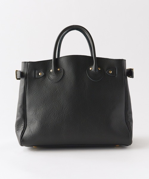 YOUNG&OLSEN The DRYGOODS STORE(ヤングアンドオルセン)の「YOUNG & OLSEN/ヤングアンドオルセン EMBOSSED LEATHER BELTED TOTE S エンボスレザー ベルテッド トートバッグ 2026年 夏 夏服(トートバッグ・メンズ・ブラック/ベージュ・FREE)」の13枚目の写真