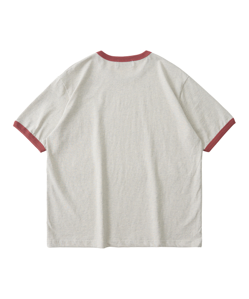 ANALOG MOOD(アナログムード)の「ソフトウォッシングリンガー半袖Tシャツ(オートミール)(Tシャツ/カットソー・メンズ・その他・FREE)」の7枚目の写真