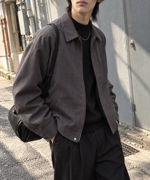 CAHLUMN/カウラム Cotton Linen Harrington Jacket/コットン リネン