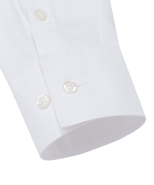 TOKYO SHIRTS(トウキョウシャツ)の「【透け防止】 形態安定ノンアイロン レギュラー 長袖ビジネスワイシャツ(ビジネスシャツ・レディース・ホワイト・XL/XS/S/M/L/LL)」の4枚目の写真