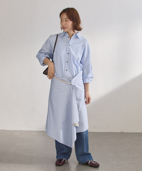 Uhr(ウーア)の「Uhr/ウーア Libre Shirt シャツ(シャツ/ブラウス・レディース・ブルー系その他・FREE)」の2枚目の写真