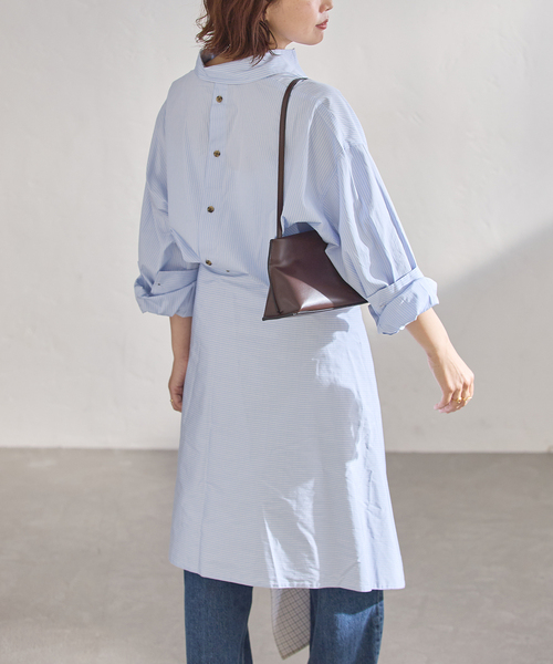 Uhr(ウーア)の「Uhr/ウーア Libre Shirt シャツ(シャツ/ブラウス・レディース・ブルー系その他・FREE)」の4枚目の写真
