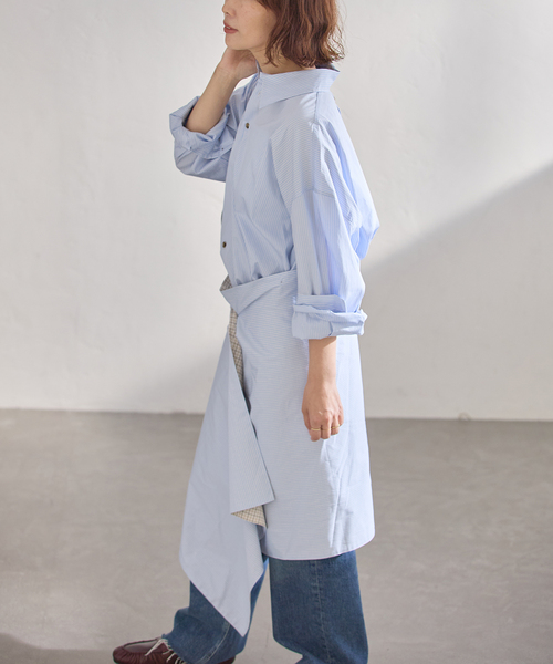 Uhr(ウーア)の「Uhr/ウーア Libre Shirt シャツ(シャツ/ブラウス・レディース・ブルー系その他・FREE)」の5枚目の写真