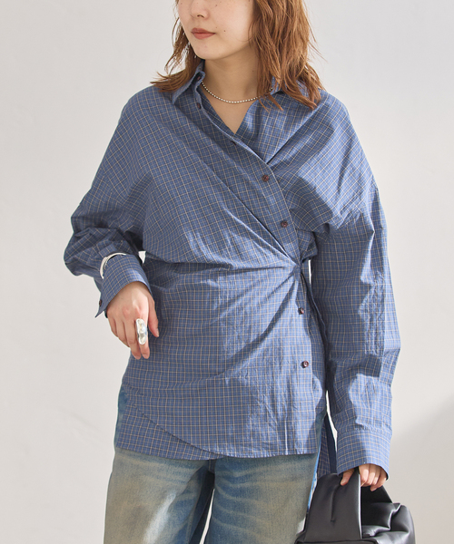 Uhr(ウーア)の「Uhr/ウーア Libre Shirt シャツ(シャツ/ブラウス・レディース・ブルー系その他・FREE)」の13枚目の写真