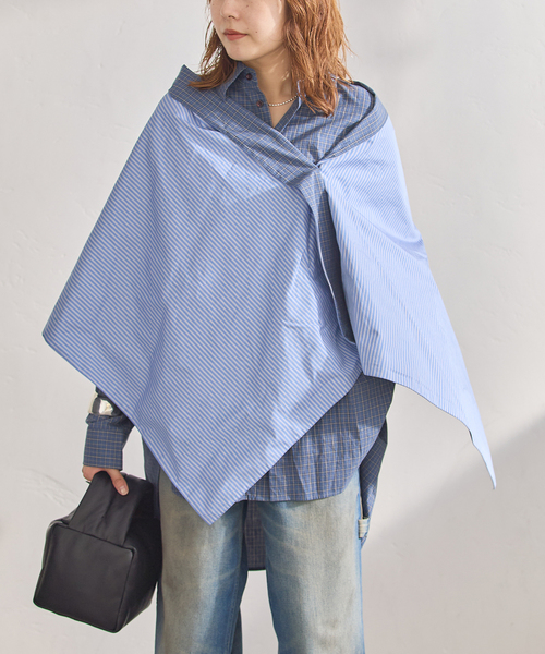 Uhr(ウーア)の「Uhr/ウーア Libre Shirt シャツ(シャツ/ブラウス・レディース・ブルー系その他・FREE)」の14枚目の写真