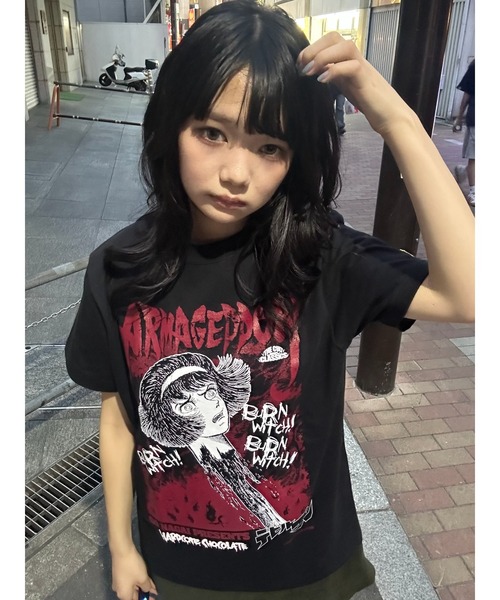 ハードコアチョコレート（ハードコアチョコレート）の「デビルマンMIKI 2026復刻版(魔女狩りブラック)（Tシャツ/カットソー・メンズ・ブラック・LARGE/X-LARGE/XX-LARGE）」の12枚目の写真