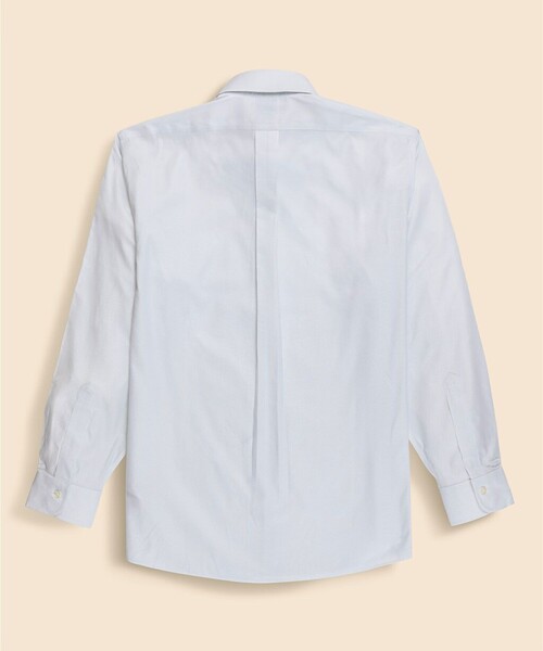 BROOKS BROTHERS(ブルックスブラザーズ)の「Brooks Brothers Explorer ノンアイロン マイクロプリント ドレスシャツ Regular Fit(シャツ/ブラウス・メンズ・ホワイト×ブルー/ブルー・14 1/2-32/14 1/2-31/15 1/2-31/16 1/2-34/15-31/15-32/15-33/17-33/15 1/2-33/16-32/15 1/2-32/16 1/2-32/16-33/16-31/16 1/2-33/17-32)」の4枚目の写真