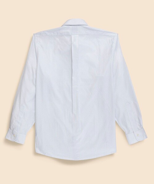 BROOKS BROTHERS(ブルックスブラザーズ)の「Brooks Brothers Explorer ノンアイロン マイクロプリント ドレスシャツ Regular Fit(シャツ/ブラウス・メンズ・ホワイト×ブルー/ブルー・14 1/2-32/14 1/2-31/15 1/2-31/16 1/2-34/15-31/15-32/15-33/17-33/15 1/2-33/16-32/15 1/2-32/16 1/2-32/16-33/16-31/16 1/2-33/17-32)」の7枚目の写真