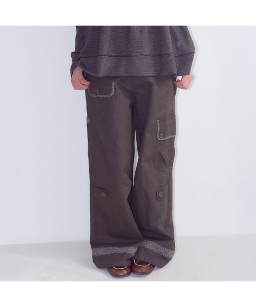 OAFISH(オアフィッシュ)の「フォールディングポケットパンツ(ブラウン)(その他パンツ・レディース・その他・1/2)」の1枚目の写真