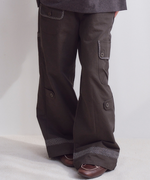 OAFISH(オアフィッシュ)の「フォールディングポケットパンツ(ブラウン)(その他パンツ・レディース・その他・1/2)」の3枚目の写真