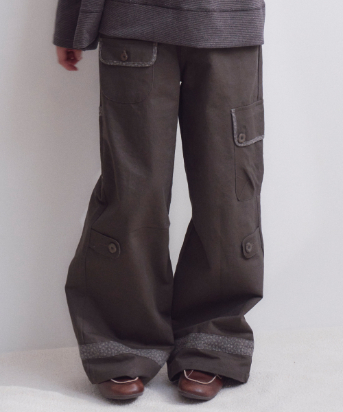 OAFISH(オアフィッシュ)の「フォールディングポケットパンツ(ブラウン)(その他パンツ・レディース・その他・1/2)」の4枚目の写真