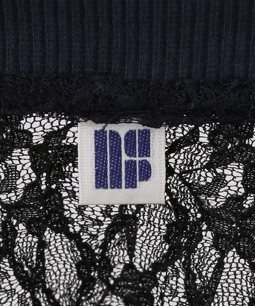 nap（ナップ）の「nap/ナップ Contrast Lace Crew Top  5641004 【手洗い可能】（Tシャツ/カットソー・レディース・ホワイト/ブラック・FREE）」の7枚目の写真