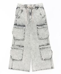 【WEB&DEPOT限定】DankeSchon/ダンケシェーン/DENIM FLARE CARGO