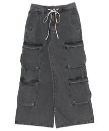 【WEB&DEPOT限定】DankeSchon/ダンケシェーン/DENIM FLARE CARGO