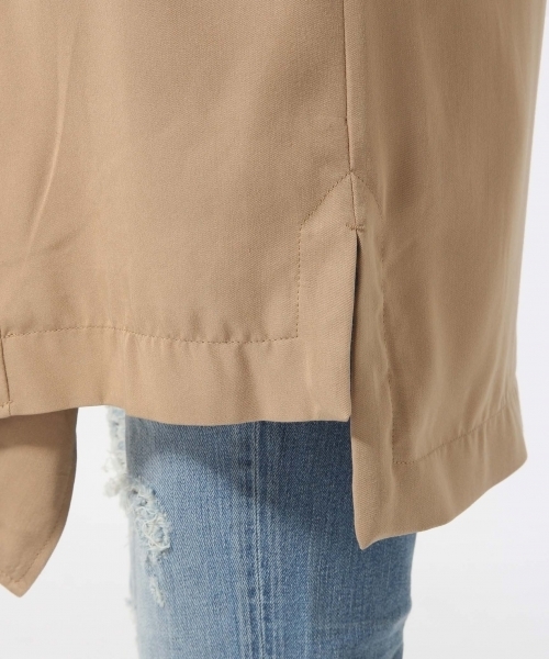 GLOBAL WORK（グローバルワーク）の「ニュアンスロングベスト/709004（ベスト・レディース・カーキ/ベージュ/ネイビー・FREE）」の15枚目の写真