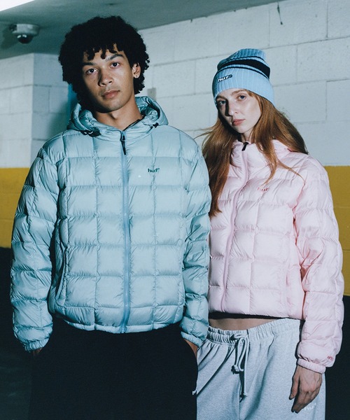 HUF(ハフ)の「huf X TAION SIERRA FEATHER LIGHT HOODED JACKET(ダウンジャケット/コート・メンズ・ブラック/ピンク/ブラウン/ライトブルー・L/XL/XXL/S/M)」の7枚目の写真