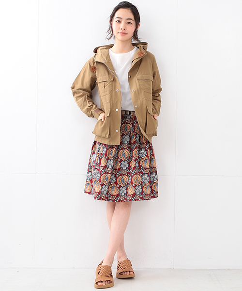 Gramicci（グラミチ）の「GRAMICCI / プリント フレア スカート（スカート・レディース・レッド/ネイビー・ONE SIZE）」の21枚目の写真