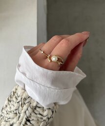CAPRICIEUX LE'MAGE（カプリシューレマージュ）の「〈GOLDY/ゴールディ〉パールストーン2SETリング（リング）」
