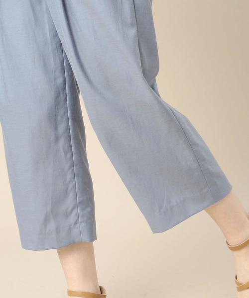 BEAUTY&YOUTH UNITED ARROWS（ビューティーアンドユースユナイテッドアローズ）の「BY ツイルテーパード8分丈パンツ/ガウチョ◆（その他パンツ・レディース・ブラック/オリーブ/ライトブルー・MEDIUM/SMALL）」の14枚目の写真