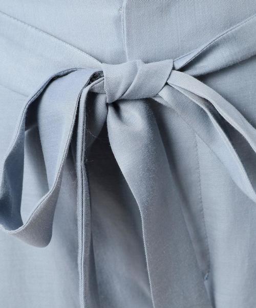 BEAUTY&YOUTH UNITED ARROWS（ビューティーアンドユースユナイテッドアローズ）の「BY ツイルテーパード8分丈パンツ/ガウチョ◆（その他パンツ・レディース・ブラック/オリーブ/ライトブルー・MEDIUM/SMALL）」の15枚目の写真