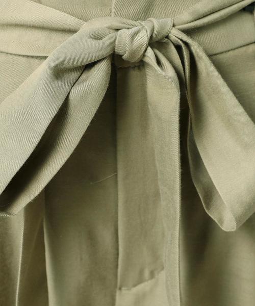 BEAUTY&YOUTH UNITED ARROWS（ビューティーアンドユースユナイテッドアローズ）の「BY ツイルテーパード8分丈パンツ/ガウチョ◆（その他パンツ・レディース・ブラック/オリーブ/ライトブルー・MEDIUM/SMALL）」の10枚目の写真