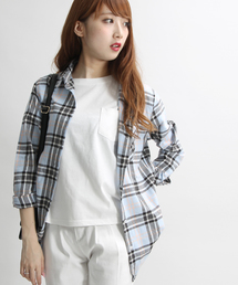 WEGO | WEGO/チェックネルシャツ(シャツ/ブラウス)