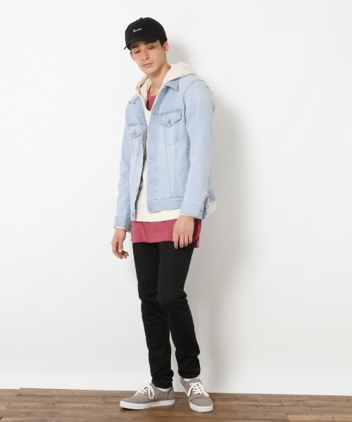 RAGEBLUE（レイジブルー）の「ストレッチデニムGジャン/742468（デニムジャケット・メンズ・グレー/ブルー/ライトブルー・MEDIUM/SMALL/LARGE）」の16枚目の写真