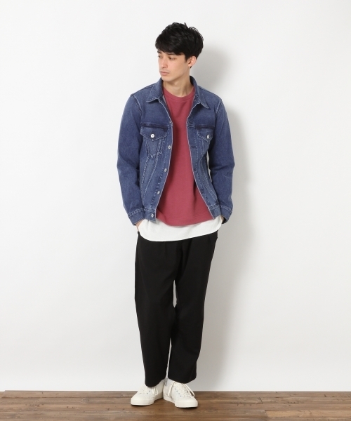 RAGEBLUE（レイジブルー）の「ストレッチデニムGジャン/742468（デニムジャケット・メンズ・グレー/ブルー/ライトブルー・MEDIUM/SMALL/LARGE）」の17枚目の写真