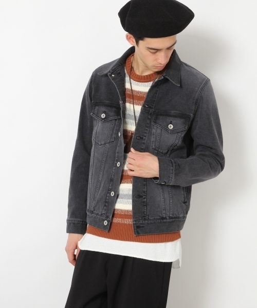 RAGEBLUE（レイジブルー）の「ストレッチデニムGジャン/742468（デニムジャケット・メンズ・グレー/ブルー/ライトブルー・MEDIUM/SMALL/LARGE）」の19枚目の写真