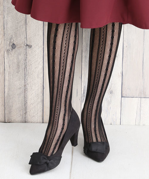 Noubel Voug Relax（ヌーベルヴォーグリラックス）の「リボン付きパンプス（パンプス・レディース・ブラック/ベージュ/ネイビー/ピンク・24.5cm/22.5cm/23.5cm/23.0cm/24.0cm）」の2枚目の写真