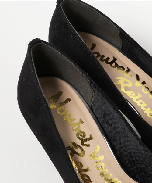 Noubel Voug Relax（ヌーベルヴォーグリラックス）の「リボン付きパンプス（パンプス・レディース・ブラック/ベージュ/ネイビー/ピンク・24.5cm/22.5cm/23.5cm/23.0cm/24.0cm）」の10枚目の写真