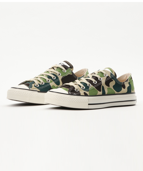 CONVERSE(コンバース)の「CONVERSE ALL STAR J 83CAMO OX(スニーカー・メンズ・オリーブドラブ・7.5/8/8.5/9/9.5)」の1枚目の写真