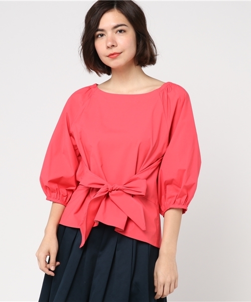 SHIPS（シップス）の「2WAY リボンブラウス（シャツ/ブラウス・レディース・オフホワイト/レッド/ベージュ・ONE SIZE）」の12枚目の写真