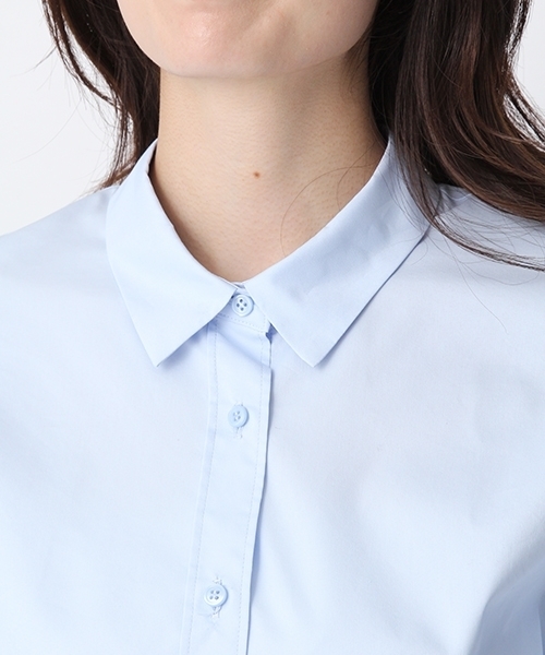 Andemiu（アンデミュウ）の「【小顔MAKE】スタイルセレクトブラウス757655（シャツ/ブラウス・レディース・ライトブルー/ベージュ/ホワイト・FREE/F/フリー）」の16枚目の写真