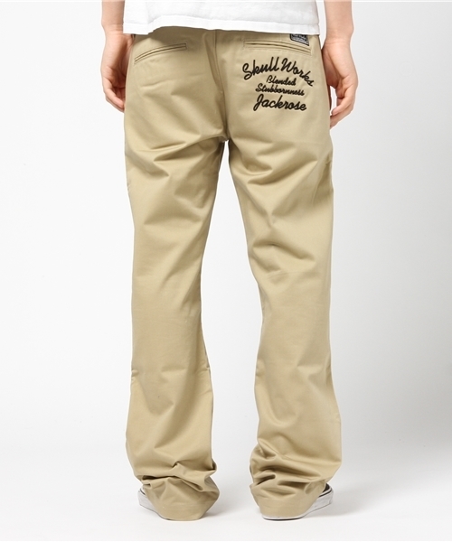 SKULL WORKS（スカルワークス）の「W・T/C刺繍ワークチノ（チノパンツ