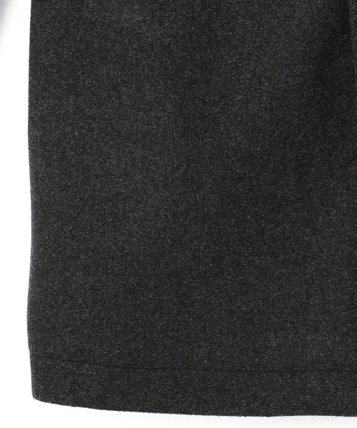 ESSENTIAL GARMENT MEN'S BIGI(エッセンシャルガーメントメンズビギ)の「フーデッドコート/ウールメルトン(チェスターコート・メンズ・チャコールグレー/ネイビー/カーキ・L/M/SS/S)」の11枚目の写真