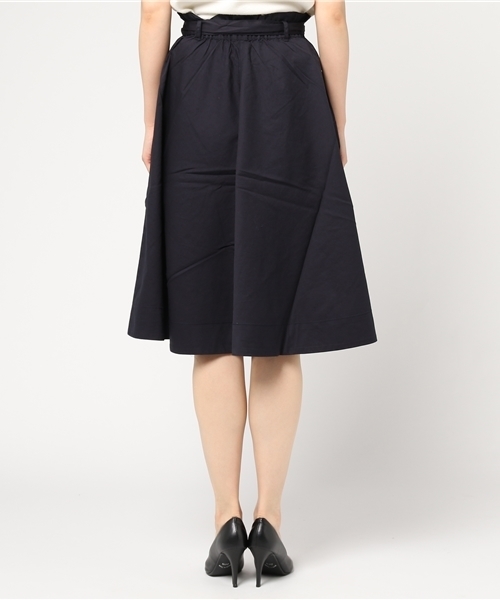 POU DOU DOU（プードゥドゥ）の「リボンベルトフレアースカート（スカート・レディース・ピンク/グリーン/ネイビー/ブルー系その他・3）」の11枚目の写真