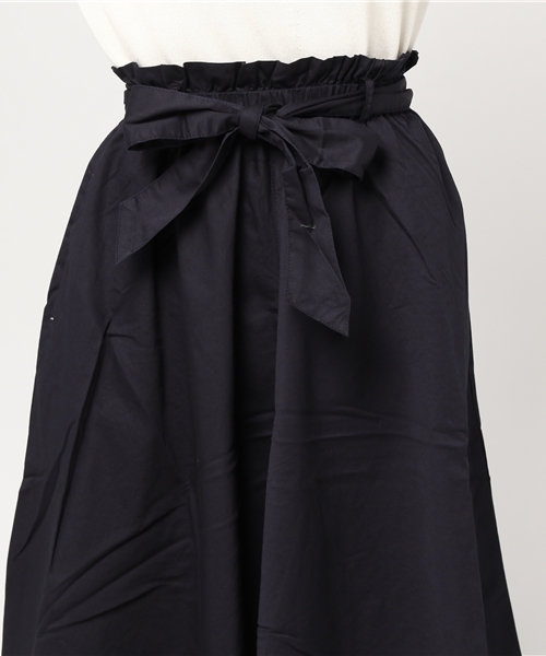 POU DOU DOU（プードゥドゥ）の「リボンベルトフレアースカート（スカート・レディース・ピンク/グリーン/ネイビー/ブルー系その他・3）」の5枚目の写真