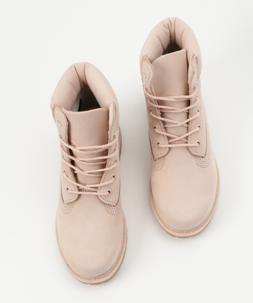 Timberland(ティンバーランド)の「ティンバーランド(R) アイコン シックスインチ プレミアム ブーツ(ブーツ・レディース・ライトピンク・22.5cm/23.0cm/23.5cm/24.0cm/24.5cm/25.0cm/22.0cm)」の3枚目の写真