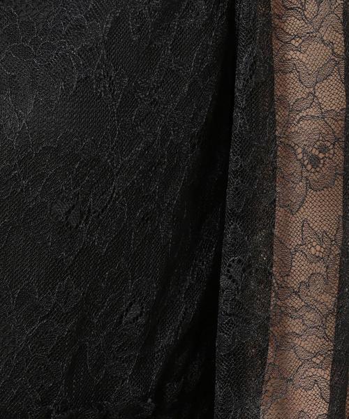 BEAUTY&YOUTH UNITED ARROWS（ビューティーアンドユースユナイテッドアローズ）の「BY DRESS レースガウンマキシドレス ◆（ドレス・レディース・ライム/ブラック・MEDIUM/SMALL）」の14枚目の写真