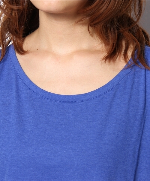 And A（アンドエー）の「袖フリルＴシャツ（Tシャツ/カットソー・レディース・ホワイト/グレー/ブルー・38）」の7枚目の写真