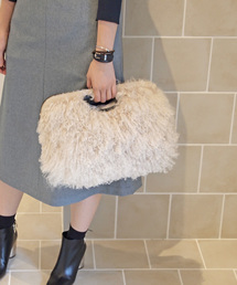 PELLICO | PELLICO / ANELLI REVERSE TIBET LAMB FUR(クラッチバッグ)
