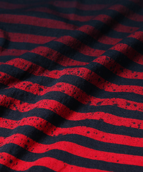 MIDWEST（ミッドウエスト）の「DIET BUTCHER SLIM SKIN×MIDWEST　別注グラデーションＴシャツ（Tシャツ/カットソー・メンズ・ブルー/ブラウン/レッド・FREE）」の10枚目の写真