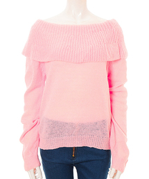 Color | フリルカラーニット(ニット/セーター)