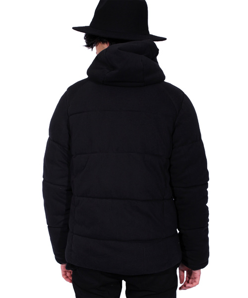 ８(eight)（エイト）の「ストレッチ 中綿 ジャケット ブルゾン（ダウンジャケット/コート・メンズ・グレー/ブラック・LARGE/MEDIUM/X-LARGE）」の8枚目の写真